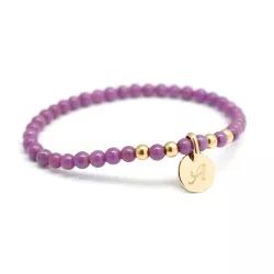 Bracelet médaille mini charm personnalisé