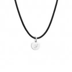 collier cordon personnalisé mini charm argent