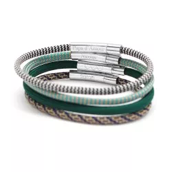 Bracelet cordon personnalisé homme couleur à personnaliser