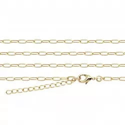 Elongated chain - Gold plated