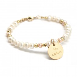 Personalised pearl bracelet...