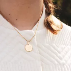 Collier signe du zodiaque personnalisable - Verseau