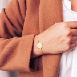Bracelet médaille personnalisable - Astrologie