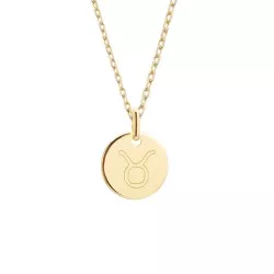 Collier médaille astrologie - Taureau