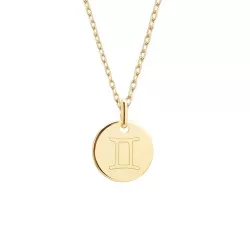 Collier astrologie à graver - Gémeaux