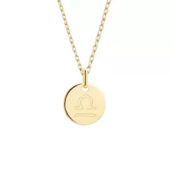 Collier signe astrologique personnalisable - Balance