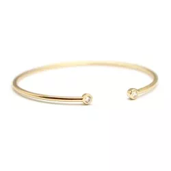Cristal bangle - Gold Plated