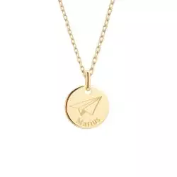 Collier dessin avion à personnaliser