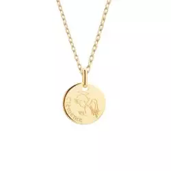 Collier médaille ange à personnaliser