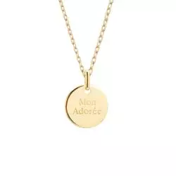 Collier médaille à graver