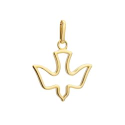 Pendant - Dove - Gold-plated