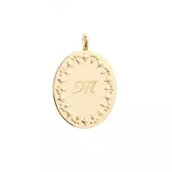 Pendentif médaille ovale personnalisable