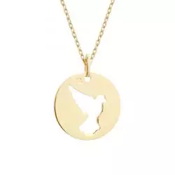 Necklace - Openwork Dove -...