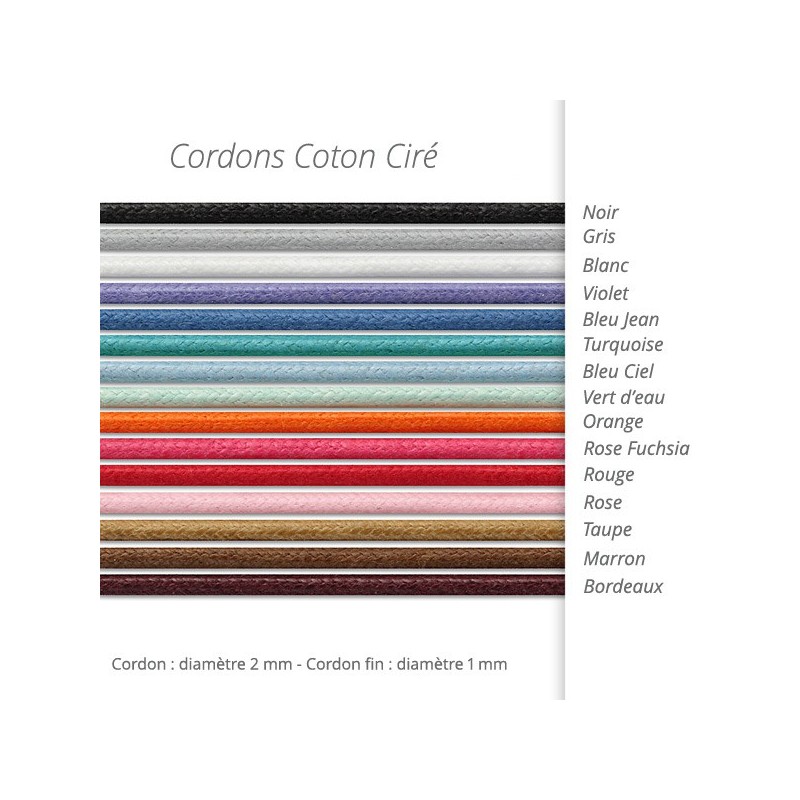 Cordons cotons bracelets à acheter Cordons cotons bracelets à acheter