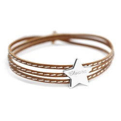 Bracelet Amazone Star - Argent