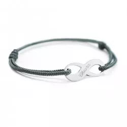 bracelet infini personnalisé argent