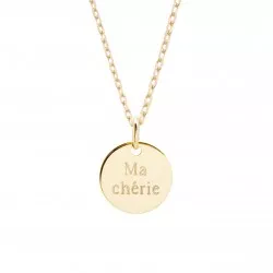 Engraved medal pendant "ma...