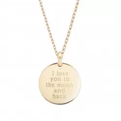 Engraved Long Necklace "i...