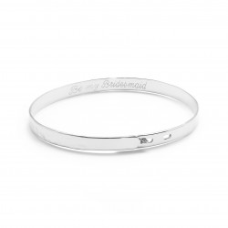 Pre-engraved bangle "be my...
