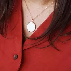 Collier femme personnalisé plaqué or