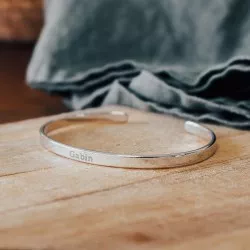 jonc homme à personnaliser argent