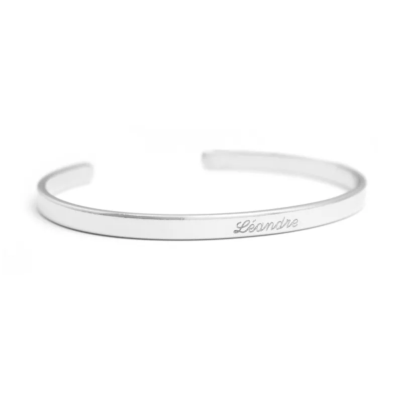 jonc homme argent