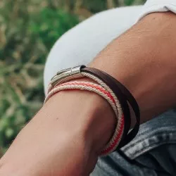 Bracelet Cuir Homme à graver