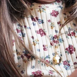 collier à personnaliser enfant plaqué or